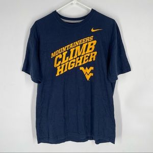 Nike Mens Navy Blue Mountaineers Climb Higher Tee T Shirt Size L